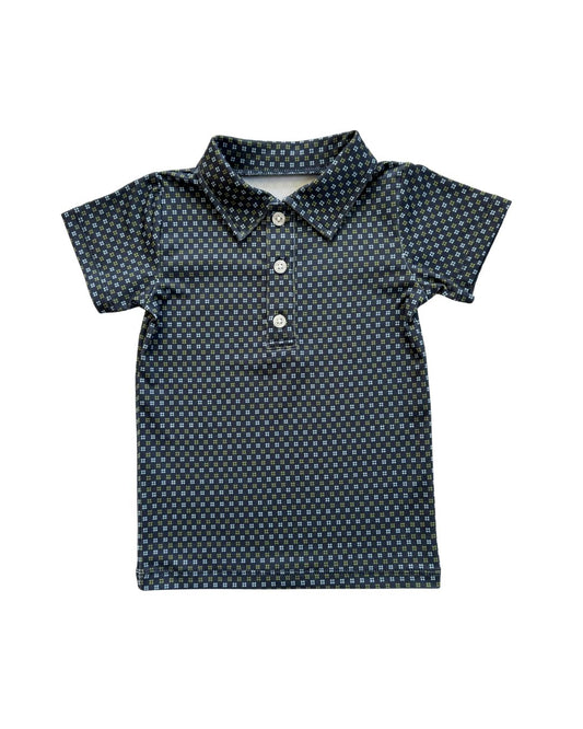 Kyle Polo (Navy Geometric)