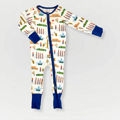 I Love KC Unisex Bamboo Zip