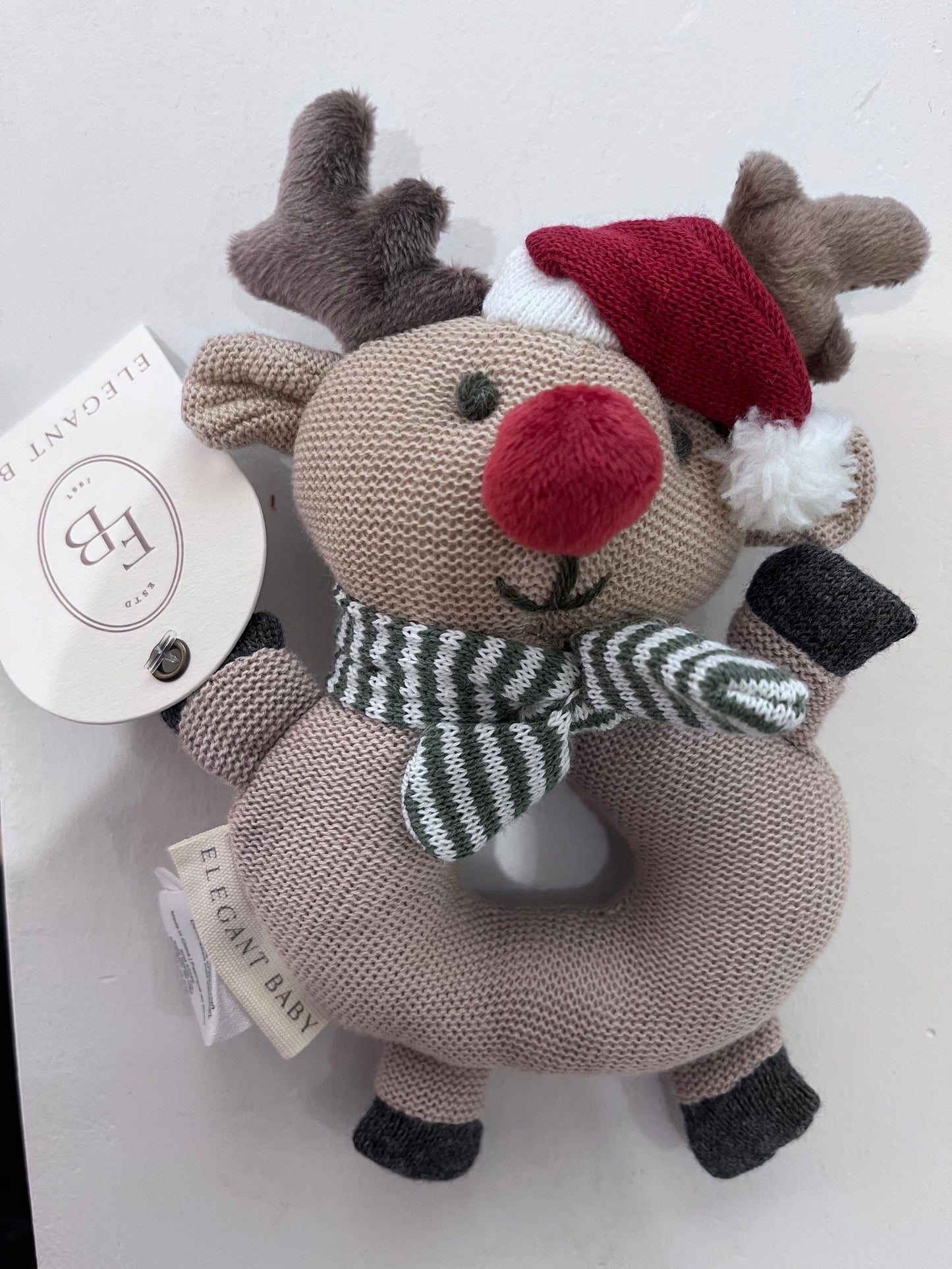 Rudolph Handmade Rattle