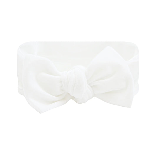 Velvet Knot Headband (Ivory)