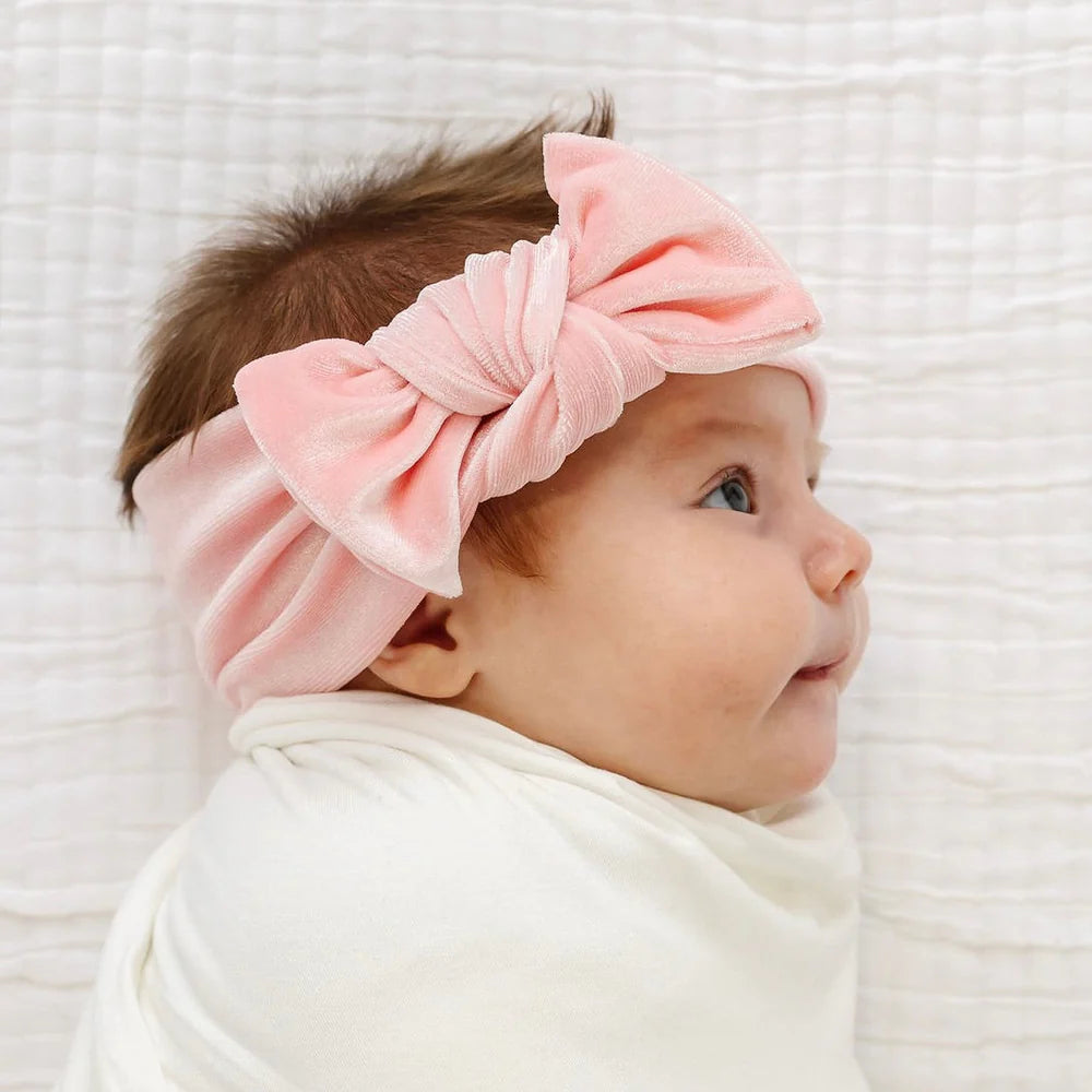 Velvet Knot Headband (Petal)