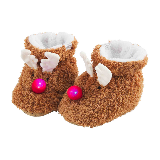 Reindeer Light Up Slippers