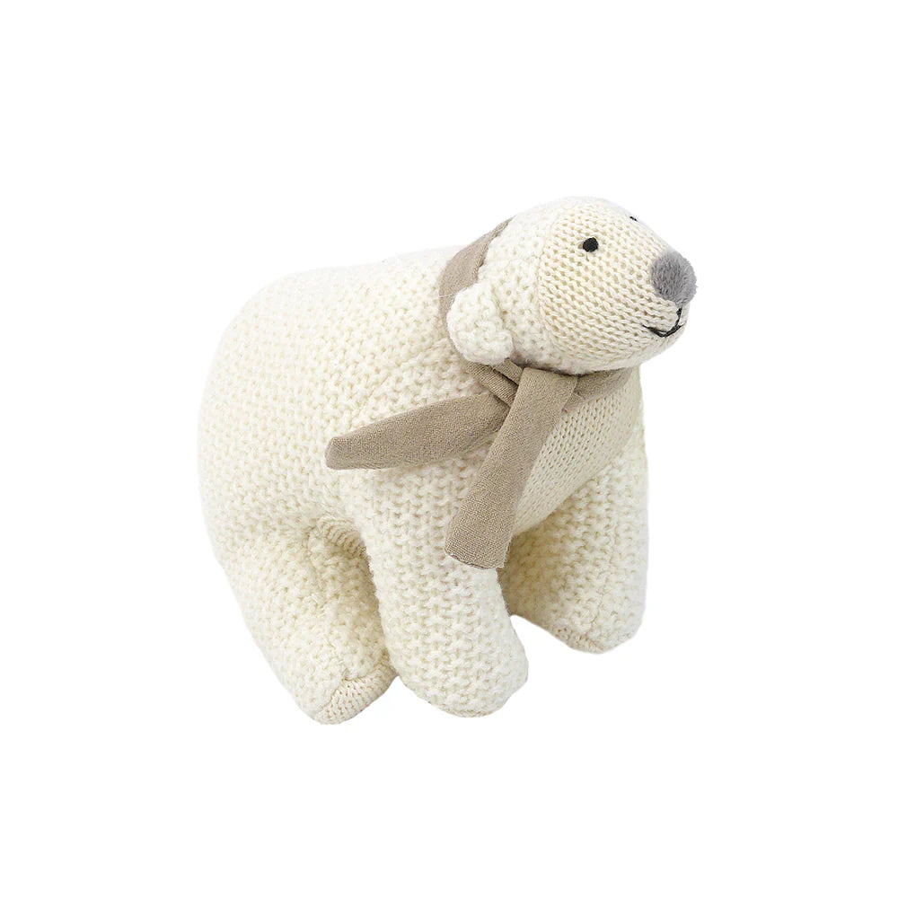 Scout the Knit Polar Bear - Small