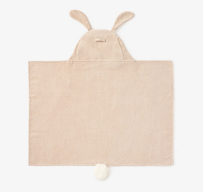 Bunny Hooded Baby Bath Towel Wrap (0-24M)