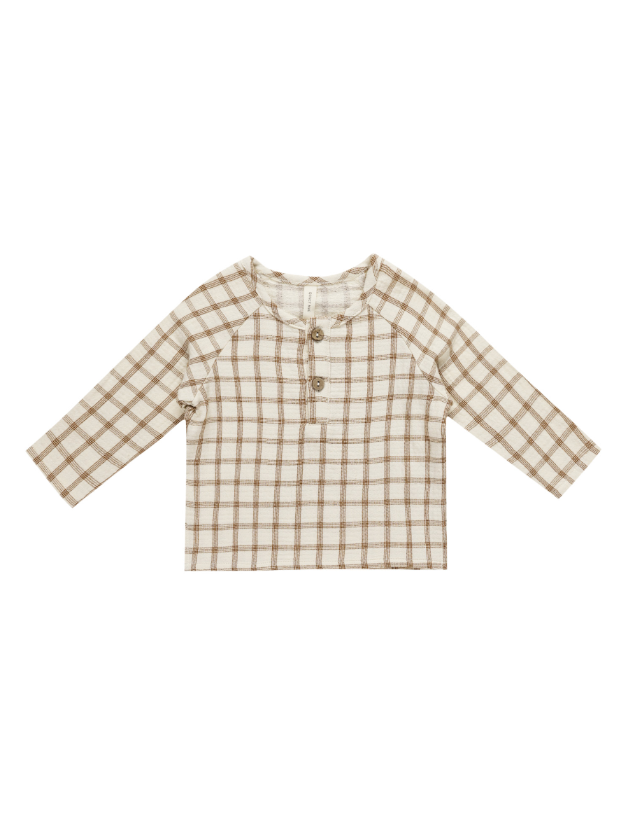 Zion Shirt || Cinnamon Plaid