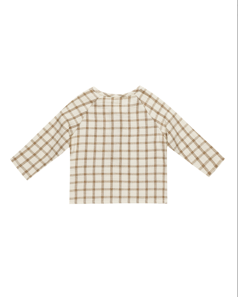 Zion Shirt || Cinnamon Plaid