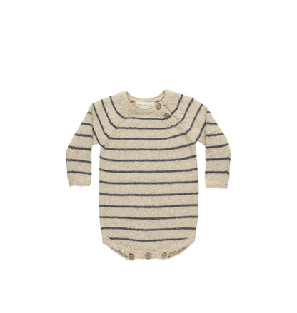 Riggens Romper || Indigo Stripe