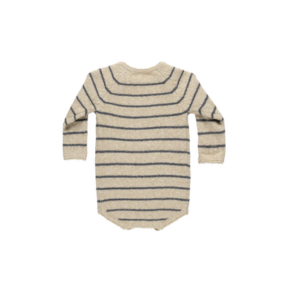 Riggens Romper || Indigo Stripe