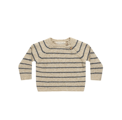 Ace Knit Sweater || Indigo Stripe