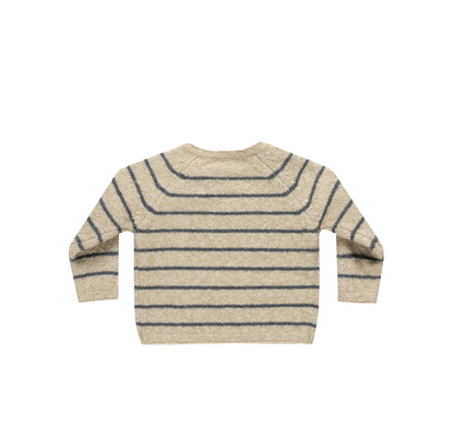 Ace Knit Sweater || Indigo Stripe