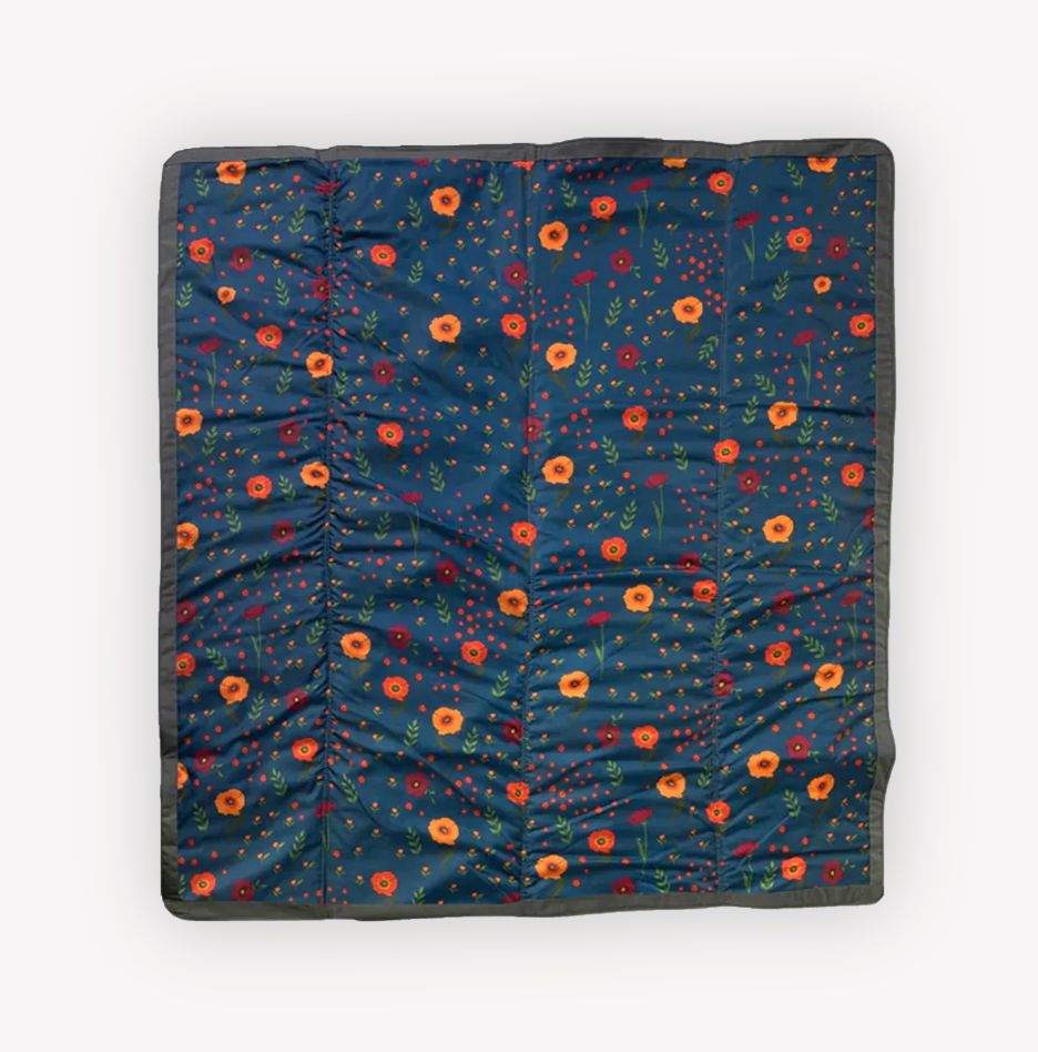 Outdoor Blanket - Midnight Poppy