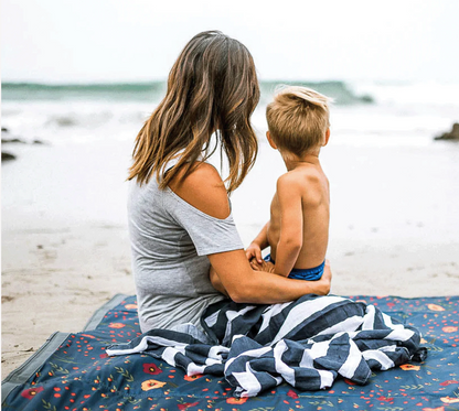 Outdoor Blanket - Midnight Poppy