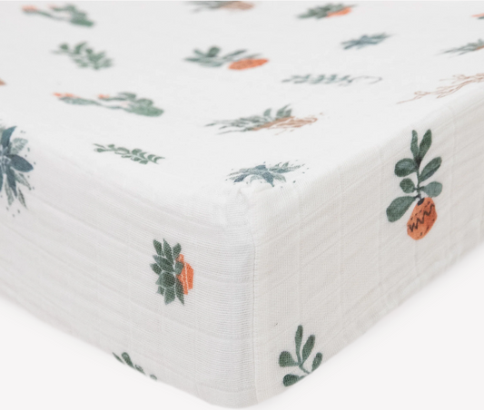 Cotton Muslin Changing Pad Cover