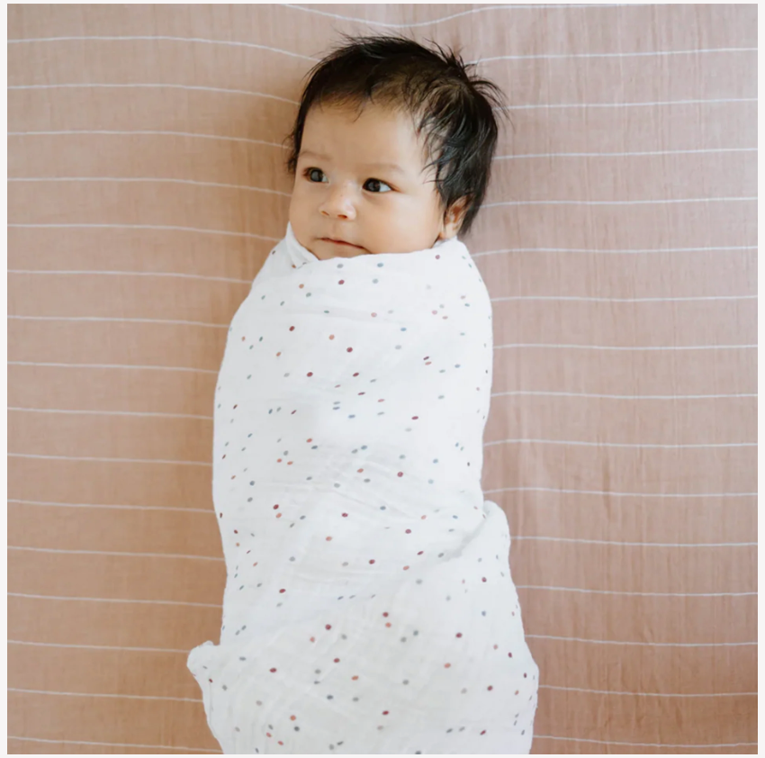 Crib Sheet || Mauve Stripe