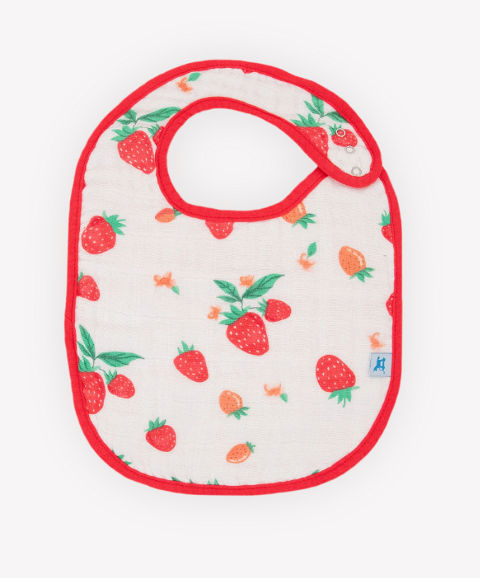 Muslin Bibs - Berry Lemonade