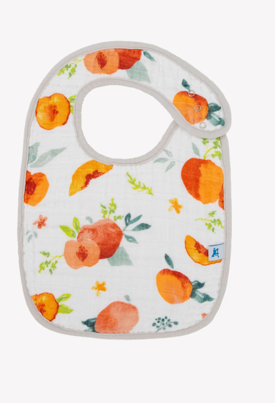 Muslin Bibs - Georgia Peach