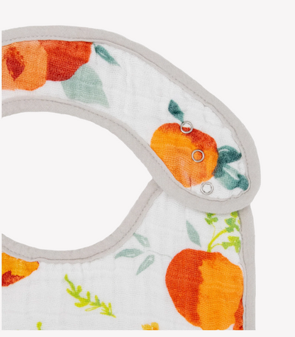 Muslin Bibs - Georgia Peach