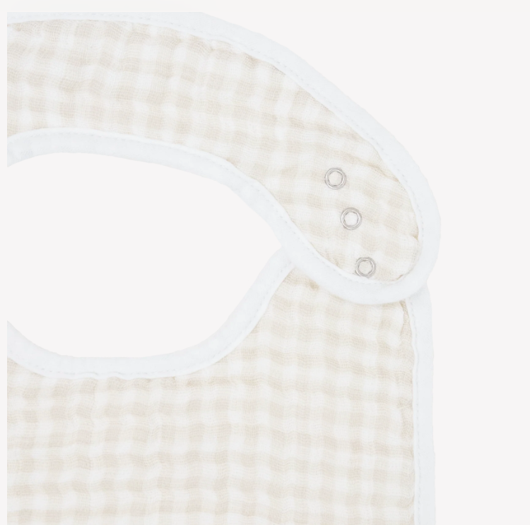 Muslin Bibs - Georgia Peach