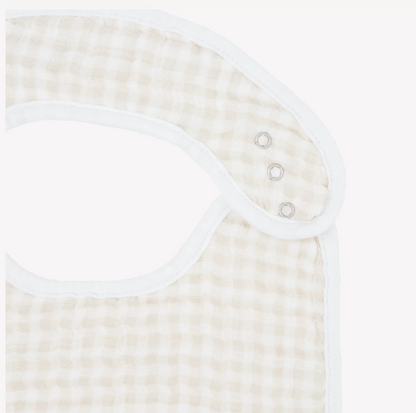 Muslin Bibs - Georgia Peach