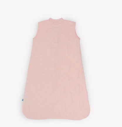 Cotton Muslin Quilted Sleep Bag - Light Pink