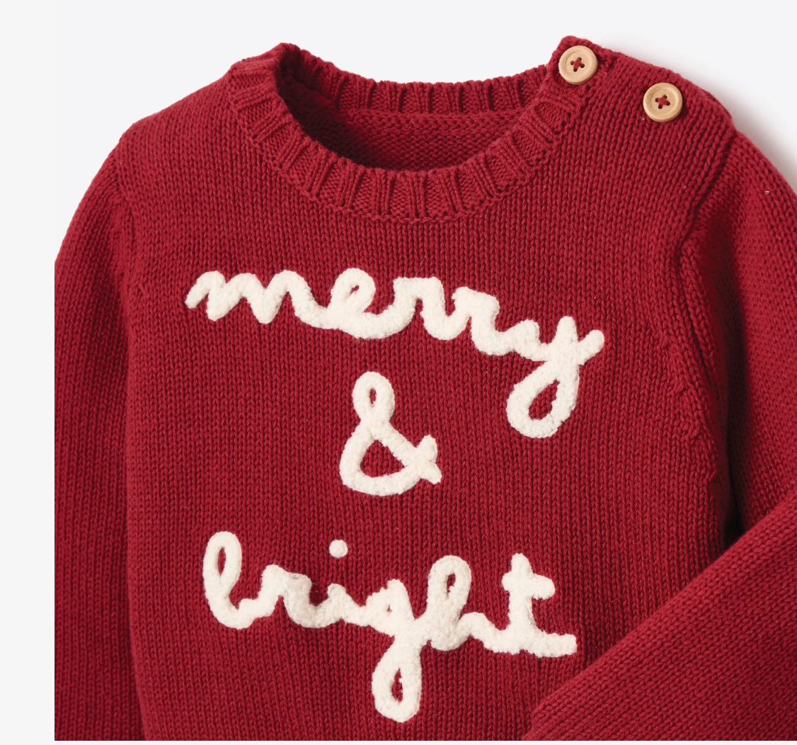 Merry & Bright Sweater, Skirt, & Hat Set