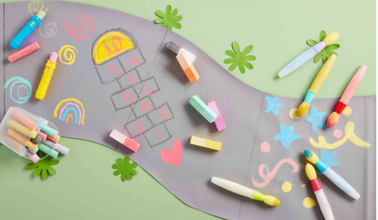 Paint Brush Chalk Set