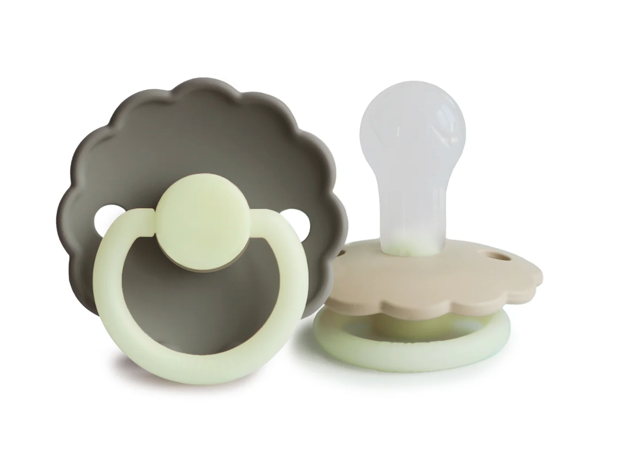 Daisy Night Silicone Pacifiers