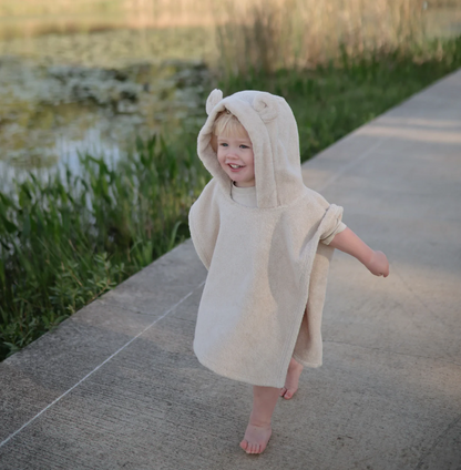 Bear Poncho Towel (Fog)