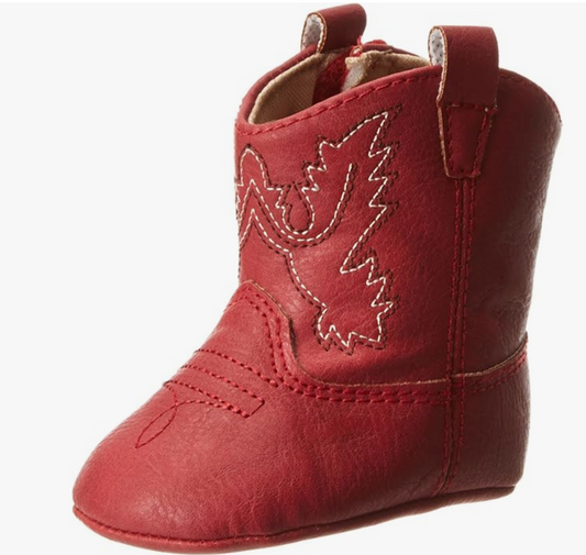 Infant Red Soft Cowboy Boot (Sizes 0-3)