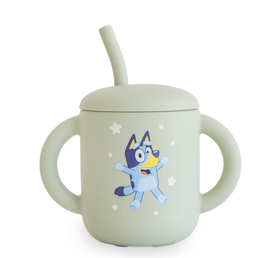 Bluey x Mushie Training Straw Cup