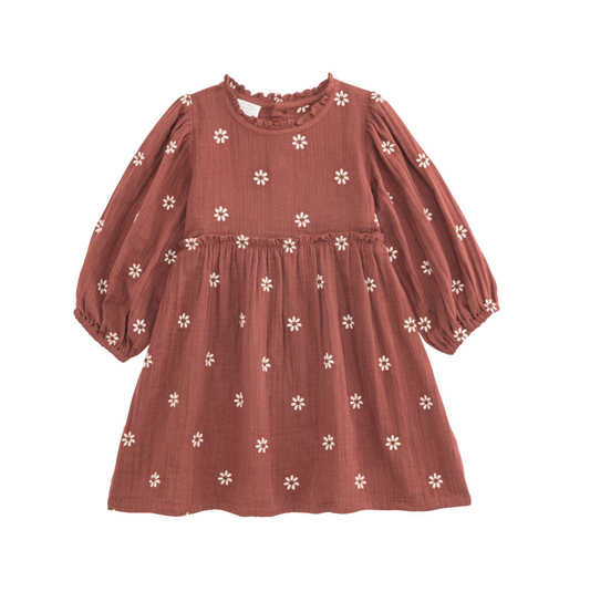 Daisy Embroidery Dress