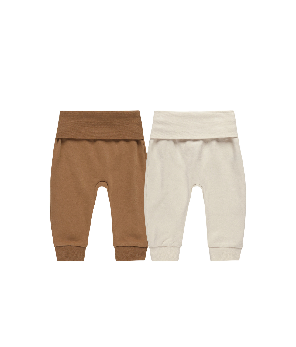 Baby Pant Set || Cinnamon & Natural