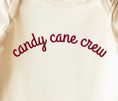 Candy Cane Crew Onesie