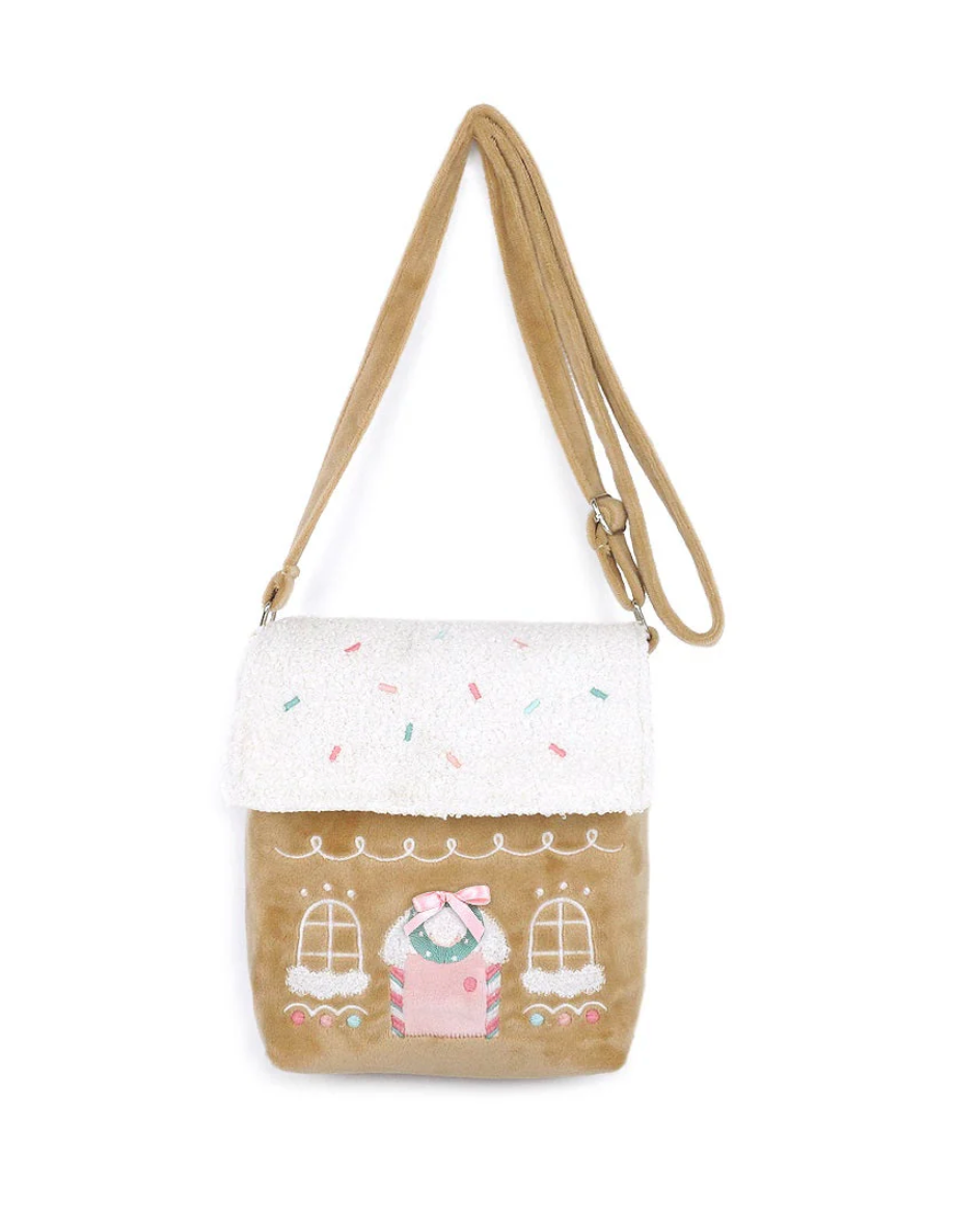 Gingerbread House Cross Body Purse