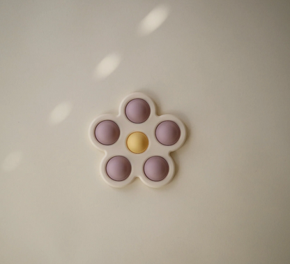 Flower Press Toy (Soft Lilac/Daffodil/Ivory)