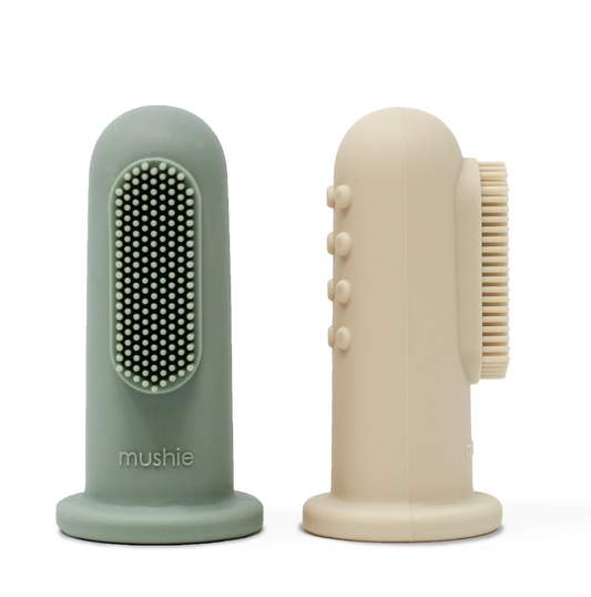 Finger Toothbrush (Shift Sand/Cambridge Blue)