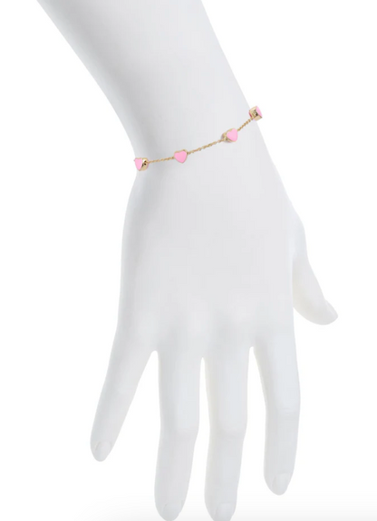 Heart Baby Bracelet (Pink)