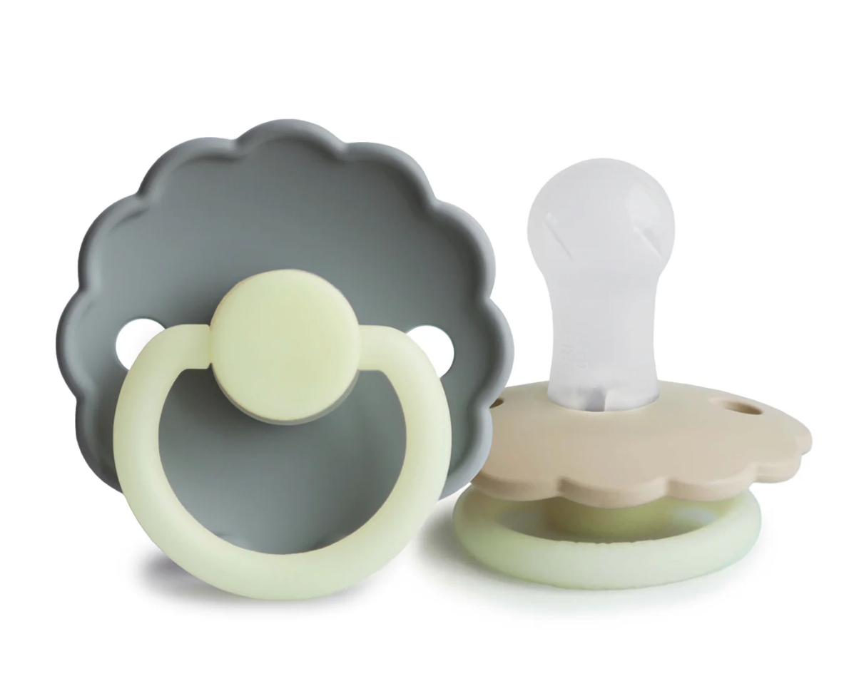 Daisy Night Silicone Pacifiers