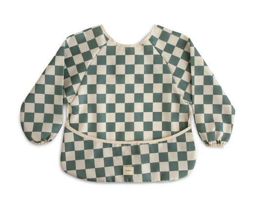 Long Sleeve Bib (Olive Check)