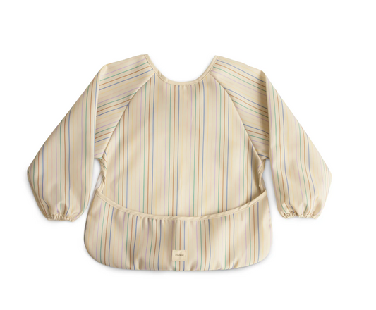 Long Sleeve Bib (Retro Stripes)