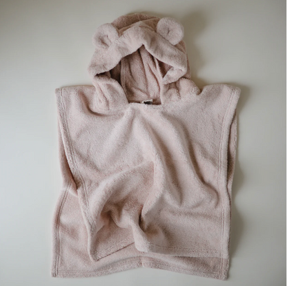 Bear Poncho Towel (Blush)