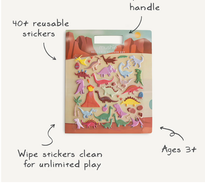 Reusable Sticker Set (Dino)