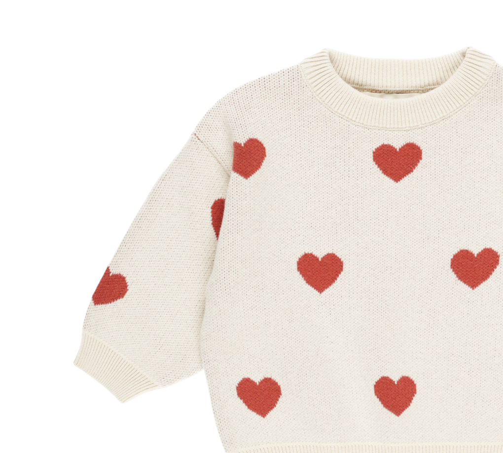 Knit Heart Sweater