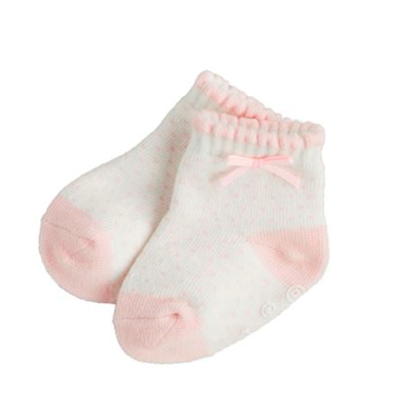 Pink Baby Socks (0-6m)