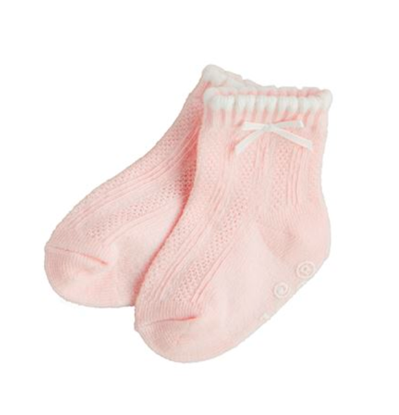 Pink Baby Socks (0-6m)