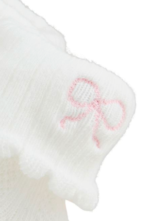 Bow Foldover Socks (0-12m)