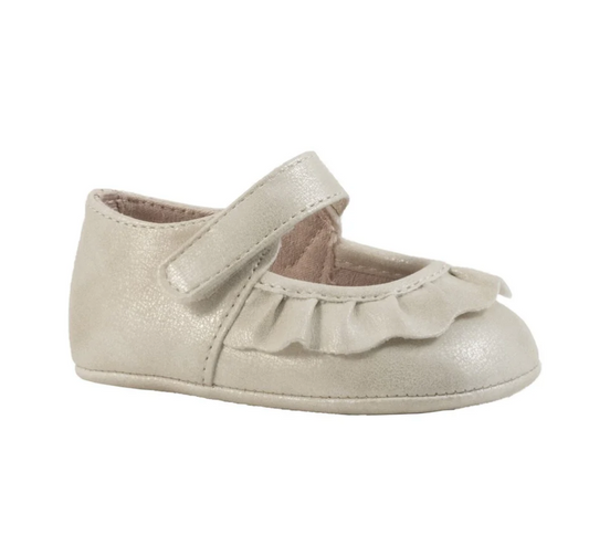 Infant Ivory Shimmer Mary Janes