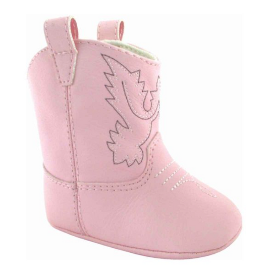 Infant Pink Soft Cowboy Boot (Sizes 0-3)