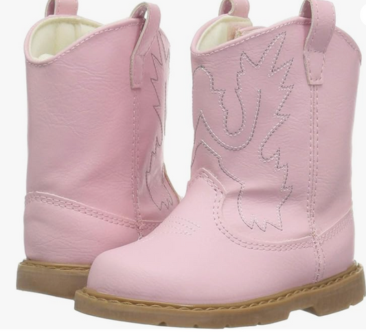 Toddler Pink Cowboy Boot (Sizes 4-5)