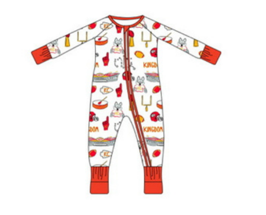 Unisex Kingdom Print Zip